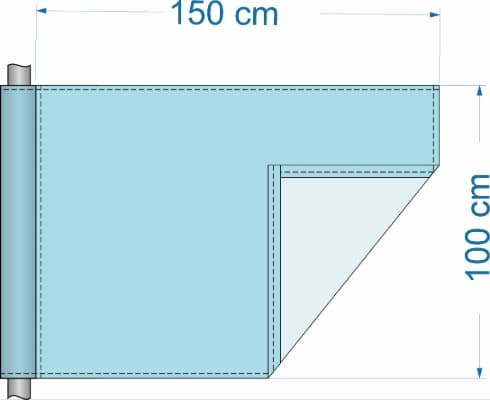 150 x 100 см